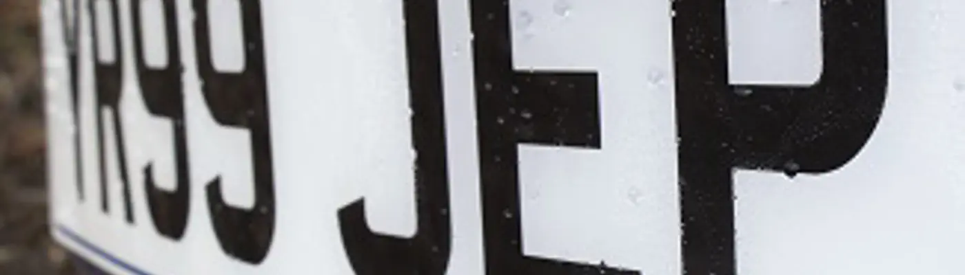 Lipped-Number-Plates