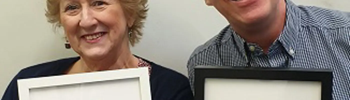 Long Service Awards - Di & Wayne