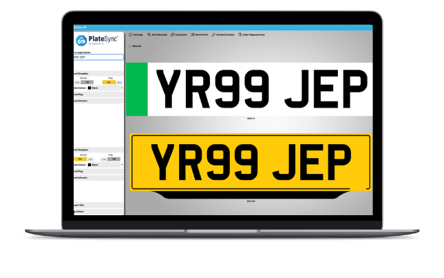 Step 1: Number Plate Software 