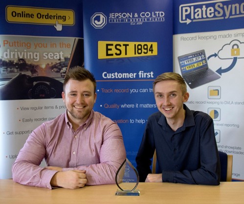 aaronandjamesfrombalticwithemployeroftheyearaward