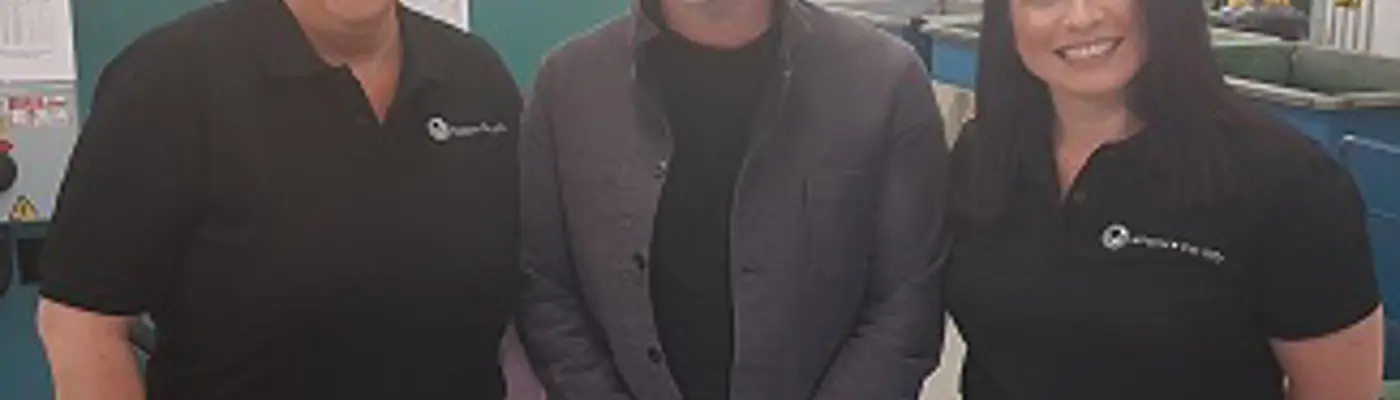 Drew from Salvage Hunters with Claire and Lisa from Jepson & Co